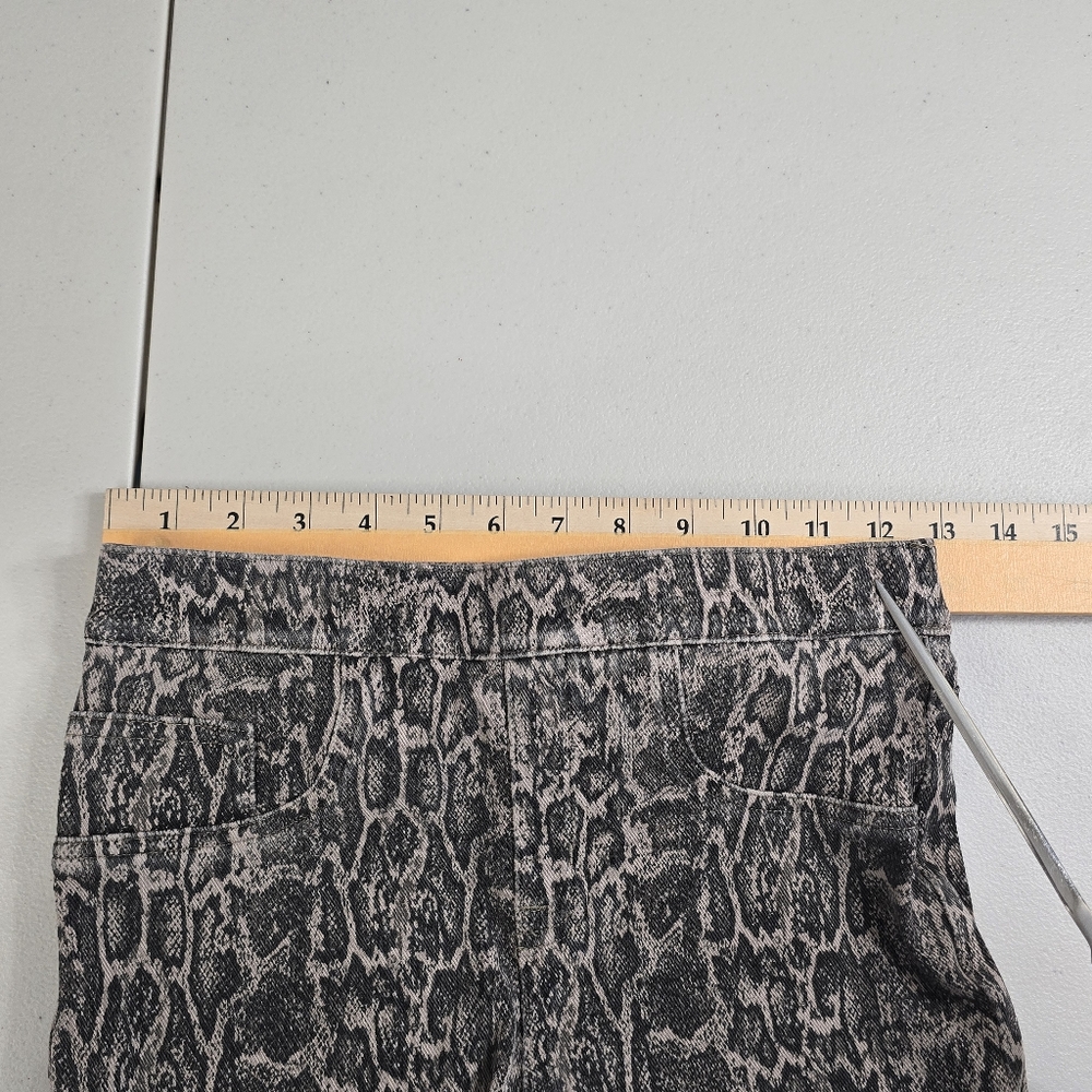 Spanx Stretch Multicolor Snake Python Print Pull … - image 3